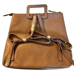 Summer & Rose Shanna Vegan Leather Backpack Tote Bag